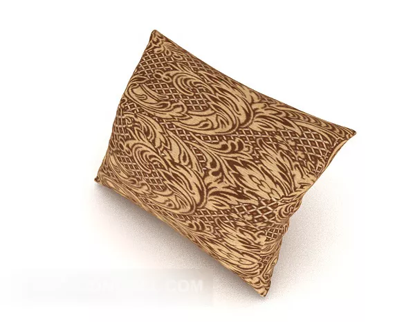 Home Pillow Brown 3d model Home Pillow Brown 3d model