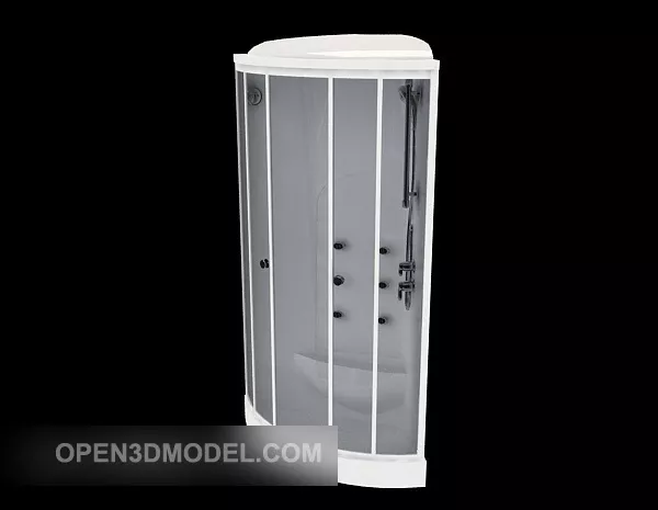 Shower Floor With Drain Bathroom Sanitary 3d model
