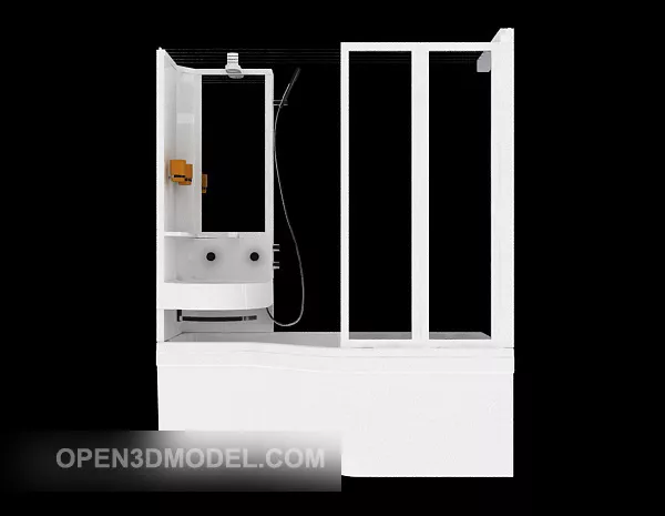 Home Bathroom Structure 3d model Home Bathroom Structure 3d model