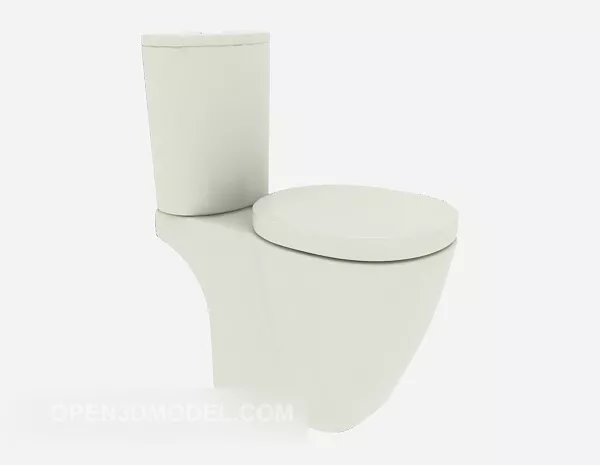 Lavatory Toilet Custom 3d model