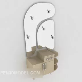 Home Bedroom Dresser 3d model