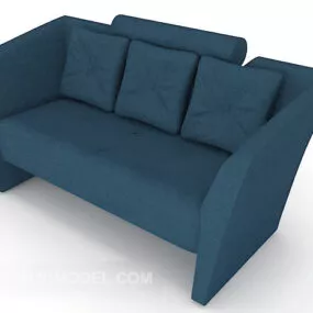 Home Blue Multiplayer Sofa 3d model