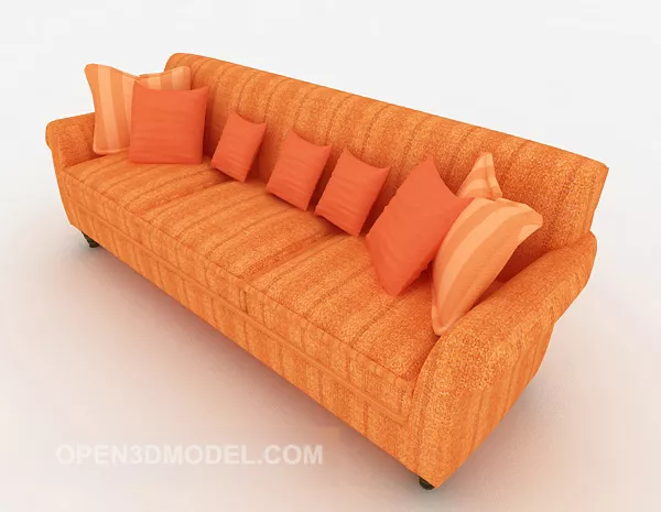 Home Bright Multi-person Sofa 3d model Home Bright Multi-person Sofa 3d model