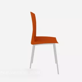 Home Chair Furniture Red Color 3d model