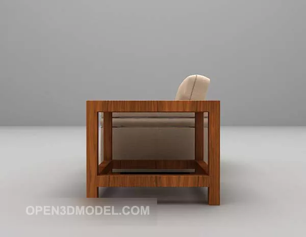 Home Wooden Chair Combination 3d model Home Wooden Chair Combination 3d model