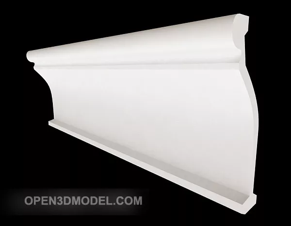 Small Plaster Line 3d model