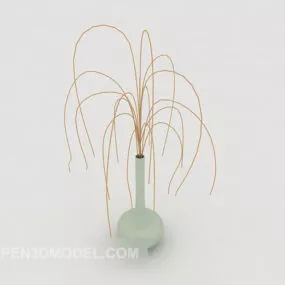 Home Decoration Dry Branches Vase 3d model