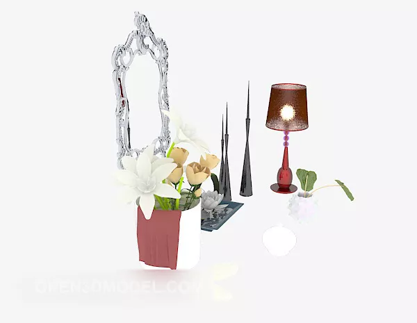 Home Decoration Ware Collection 3d model Home Decoration Ware Collection 3d model
