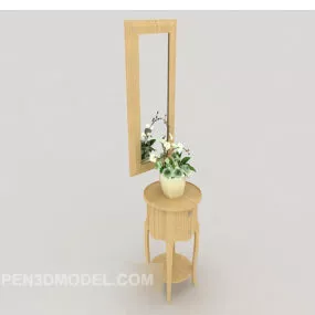 Home Decoration Set Potted 3d model