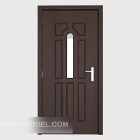 Home Door Wood Structure 3d model