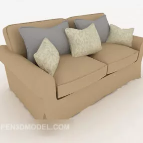 Home Double Sofa 3d model
