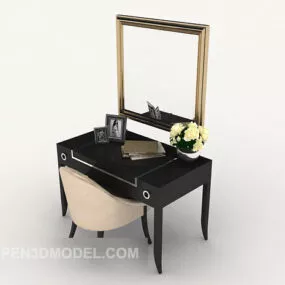 Home Dresser, Desk 3d model