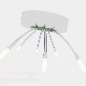 Home Eight Claw Ceiling Lamp 3d model