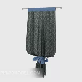 Home Fabric Curtain 3d model