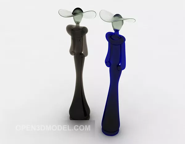 Figurine Elephant Abstract Style 3d model