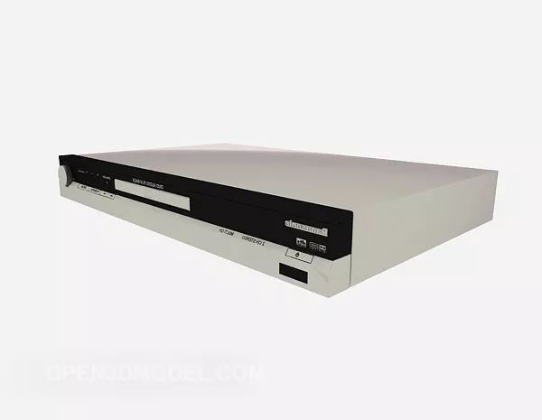 Electrical Dvd Player With Speaker Combine 3d model