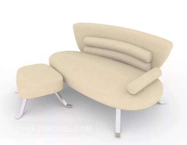 Home Light Multi-person Sofa 3d model Home Light Multi-person Sofa 3d model