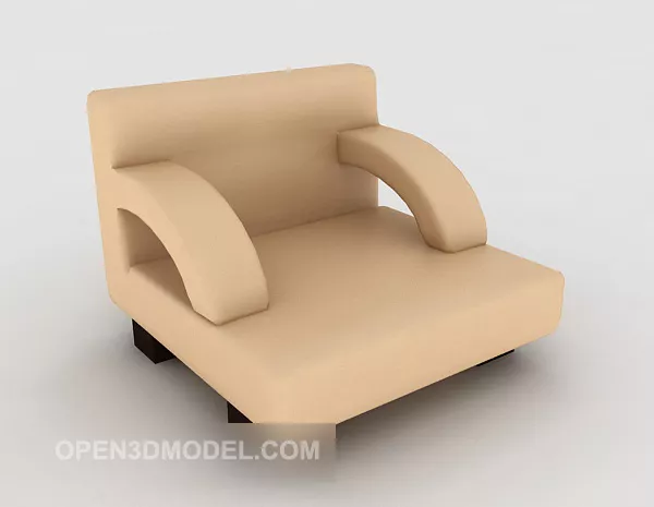 Home Light Single Sofa 3d model Home Light Single Sofa 3d model