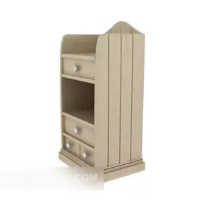 Home Minimalist Dresser Wooden 3d model