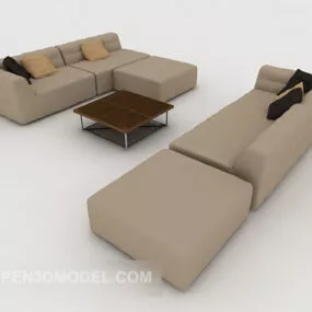 Home Modern Combination Sofa 3d model