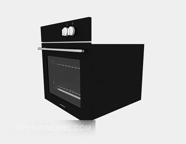 Home Ovenblack Color 3d model Home Ovenblack Color 3d model