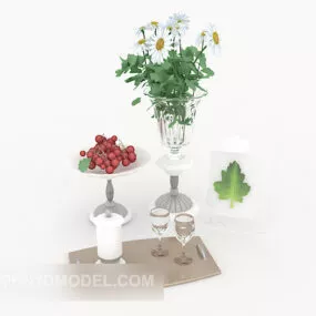 Home Plant Collection Decoration 3d model