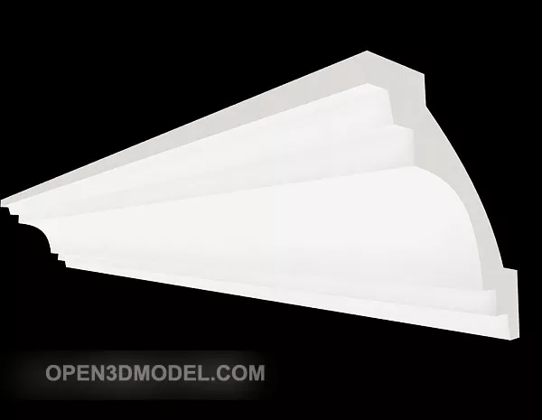 Construction Component Ceiling Corner Plaster 3d model