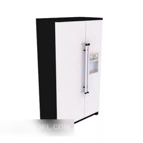 Home Refrigerator Side By Side 3d model