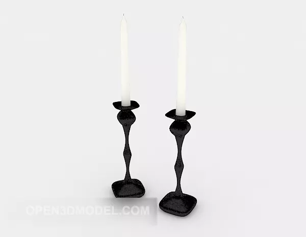 Home Simple Candlestick Lamp 3d model Home Simple Candlestick Lamp 3d model
