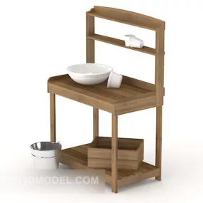 Home Simple Placement Cabinet 3d model