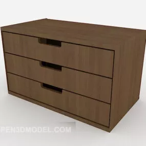 Home Simple Side Cabinet 3d model