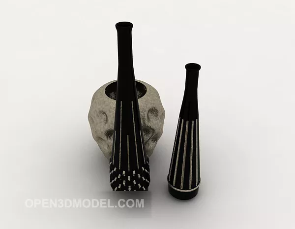 Home Small Vase Pieces Set-up 3d model Home Small Vase Pieces Set-up 3d model