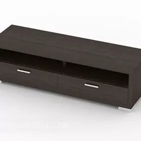 Home Solid Wood Tv Cabinet 3d model