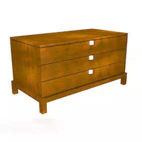 Home Solid Wood Locker 3d model