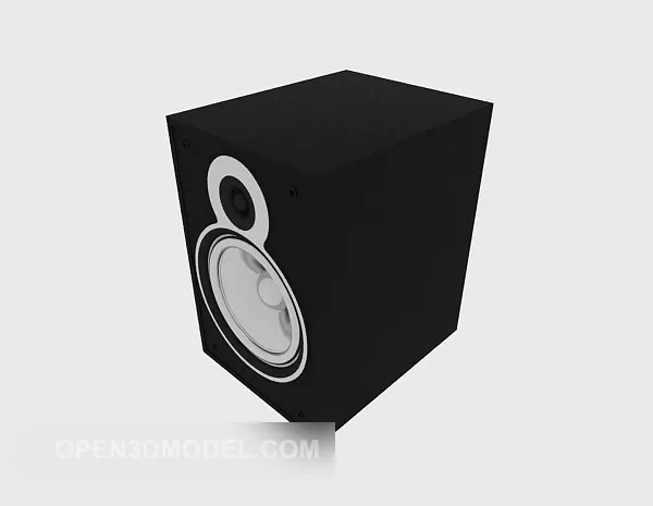 Home speaker One Unit 3d model Home speaker One Unit 3d model