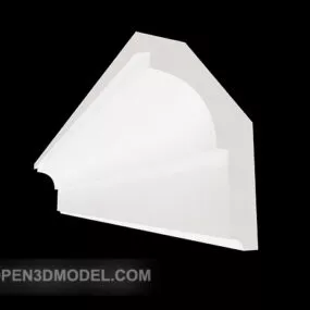 Home Structure Plaster Line Molding 3d model