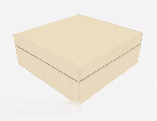 Home Tatami Stool Japanese 3d model Home Tatami Stool Japanese 3d model