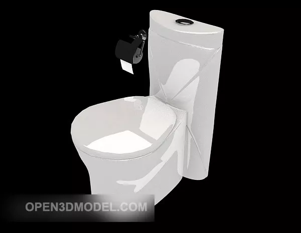 Classic Toilet Style 3d model
