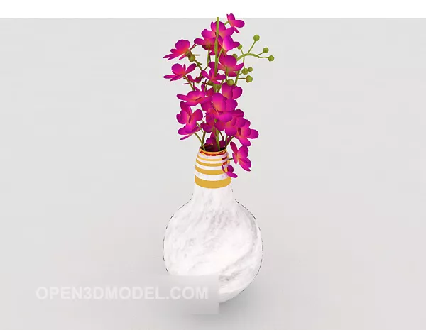 Home Vase Decor Plant 3d model Home Vase Decor Plant 3d model