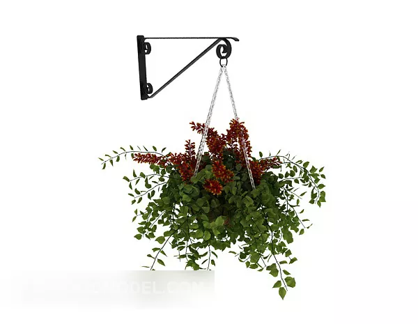 Hanging Potted Plant 3d model Hanging Potted Plant 3d model