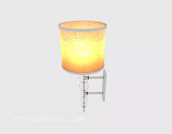 Home Warm Color Wall Lamp 3d model Home Warm Color Wall Lamp 3d model