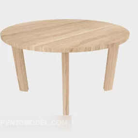 Home Wood Coffee Table 3d model