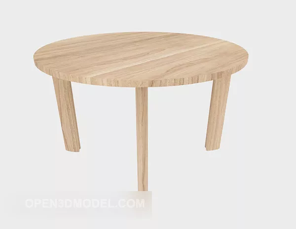 Home Wood Coffee Table 3d model Home Wood Coffee Table 3d model