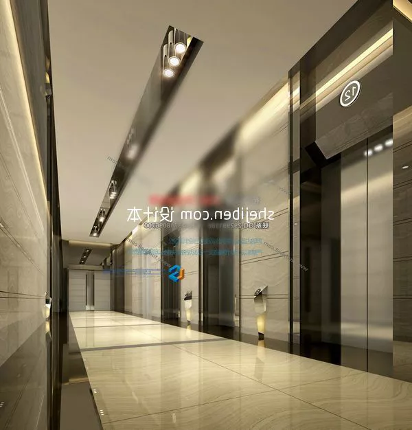Hotel Lobby Space Interior 3d model Hotel Lobby Space Interior 3d model