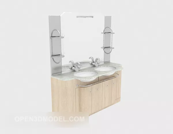 Circle Bathtub 3d model