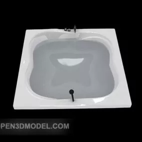 Hotel Common Bathtub 3d model