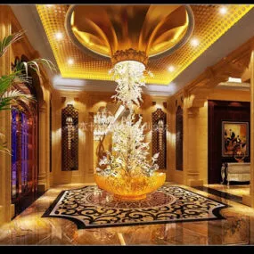 Hotel Lobby Free Website Interior 3d model