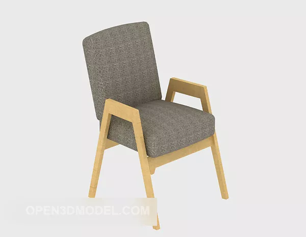 Hotel Interior Of Lobby With Desk Modern Design 3d model
