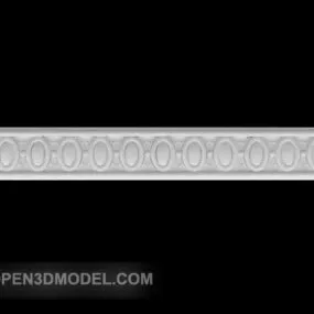 House Ceiling Edge Decoration 3d model
