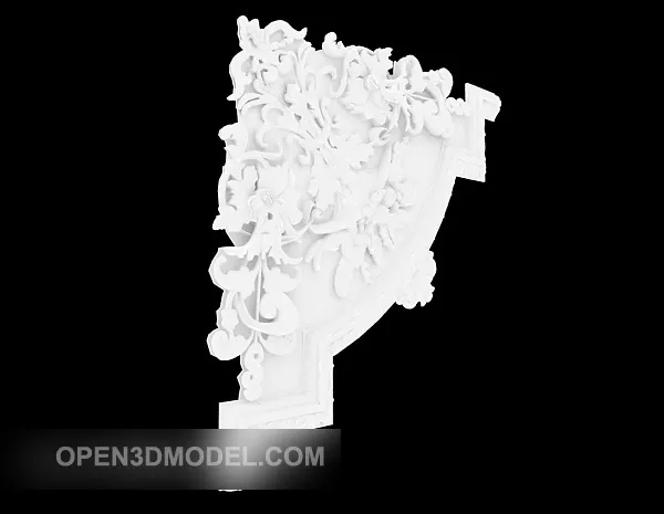 Small Plaster Line 3d model